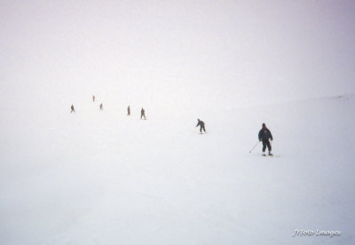 White-Out Skiing on the Kitzsteinhorn