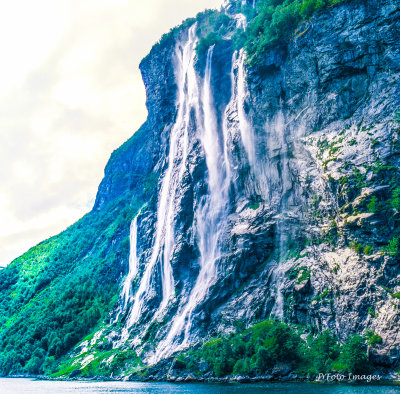 The Seven Sisters  Falls, Geirangerfjord, Norway