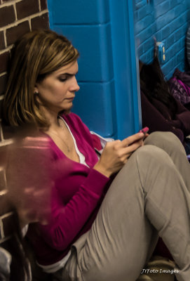 Reading and Texting on the Floor