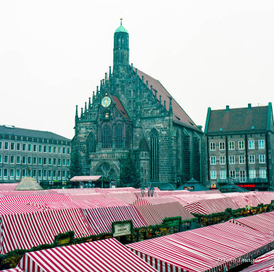 Frauenkirche and Nuremberg Christmas Market