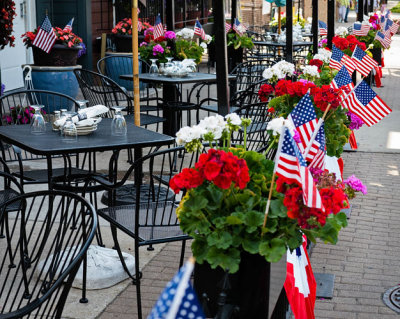 Memorial Day Sidewalk Cafe