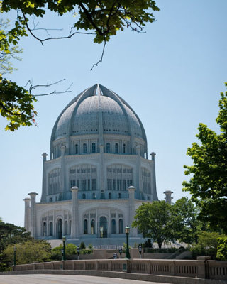 Bahai Temple Across Bridge