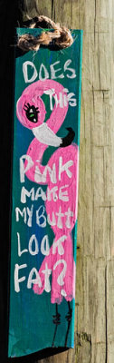 Fat Pink Butt Sign