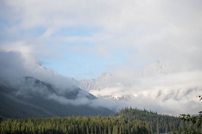 Clouds Hiding Mountains