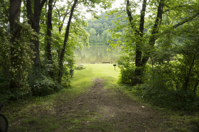 River side camping area