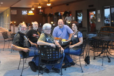 Dinner ride to the East End Grill 8-18-2014