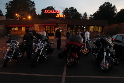 Dinner ride to Italia East 9-16-14