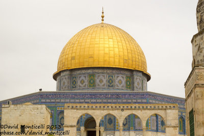 The Dome of the Rock on the Temple Mount (Old city of Jerusalem)