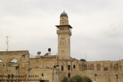 View of the Al-Aqsa Mosque (Old City of Jerusalem)