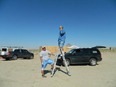 Tony and Fred calling Home Depot for more supplies