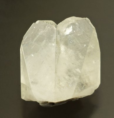 Calcite twin, 16 mm, Torr Works Quarry (Merehead Quarry), Cranmore, Somerset, England, UK.