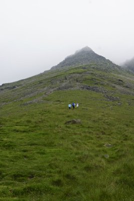 Scafell, up and up