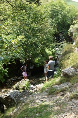 near the old smelting works for the Stonycroft Mine.