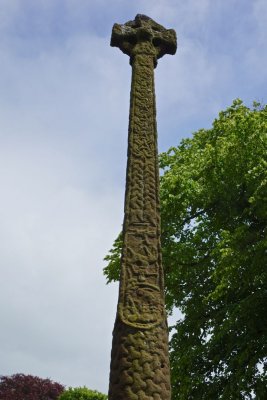 Gosforth, 10th century, 4.3m Viking cross, St Mary's churchyard. Note the Gaut's interlace.