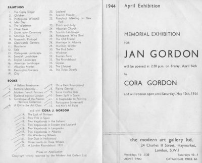 Gordon memorial exhibition. Books owned by Dr. W.D.A. Smith are ticked off.