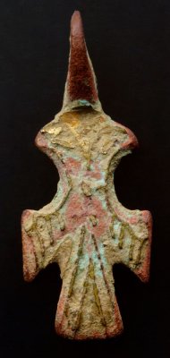 Exquisite gilt copper alloy eagle pendant, early Medieval-Medieval, Suffolk, UK.