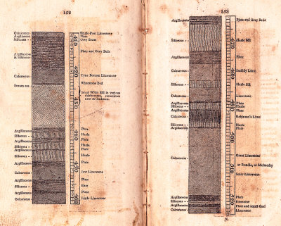 A portion of WestgarthForster's strata (1809) showing Whin Sill.