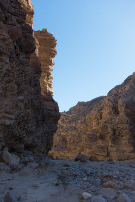 Turbidites in Split Mountain Gorge