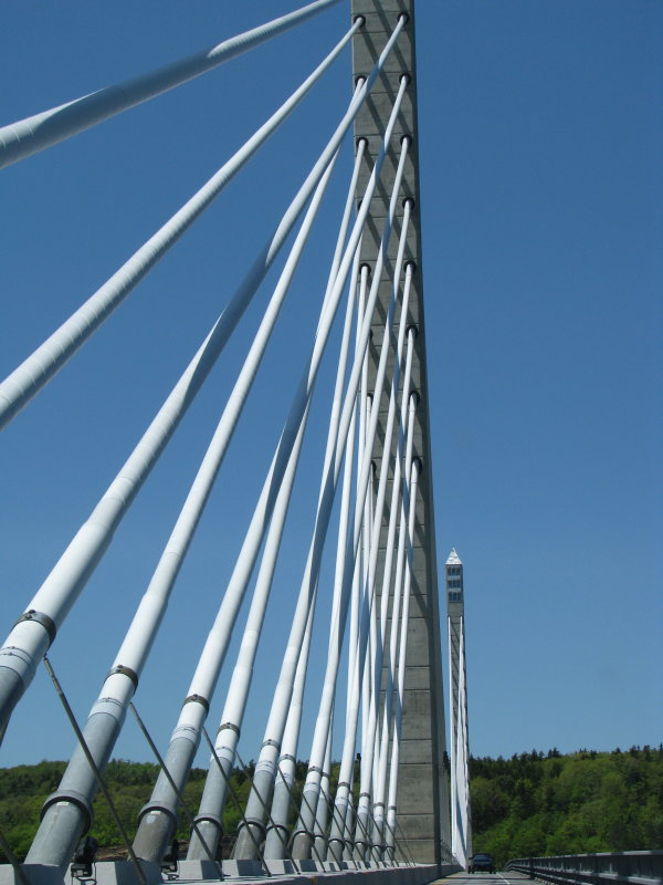 The Massive Cable Bundles of the New Bridge.