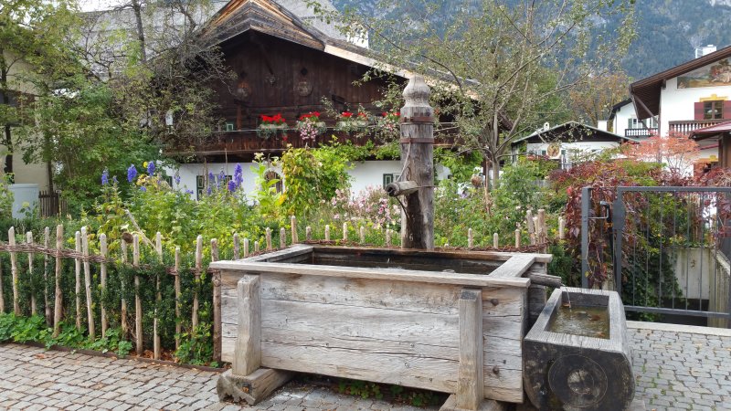 Water Fountain in Front of the Public Library