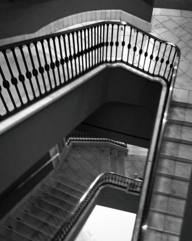 Staircase at the American Museum of Women.