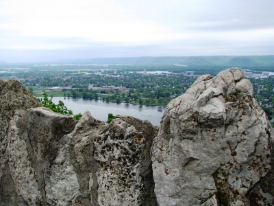 Winona viewed from Bluffs   May 2013