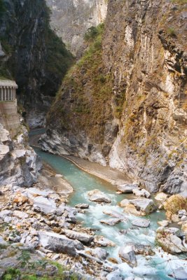 Taroko Gorge and the Liwu River bed