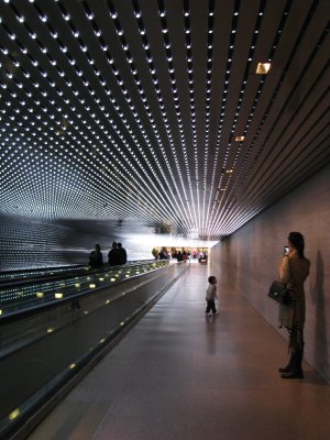 Into the tunnel of lights