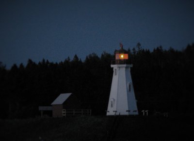 Canadian Lighthouse across from Lubec,  Maine