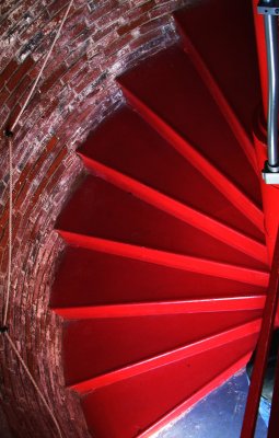 Staircase in the Owl's Head Lighthouse