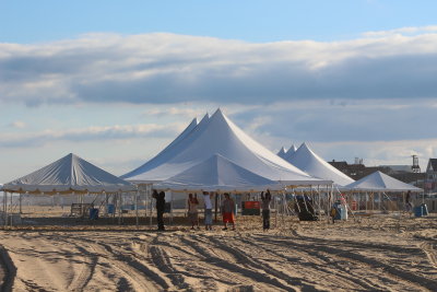 Tent City on the Beach