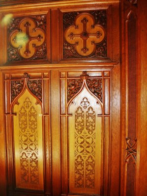 Wood Paneling in the Chapel