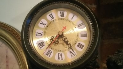 Old Mantlepiece  Clock