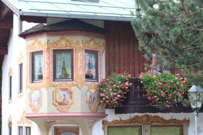 Bay Window with Painted Facade