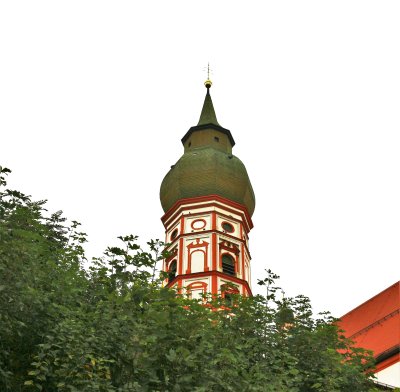 Steeple of the Andechs Abbey Church