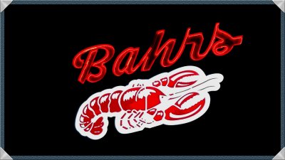 Bahrs Seafood Restaurant Neon Sign