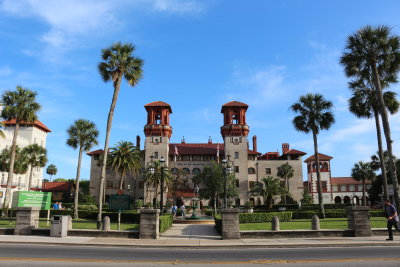 Wide Angle view of the Former Alcazar Hotel