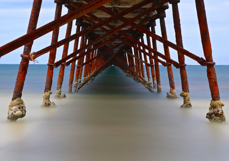 Historic Screw Pylon Jetty.