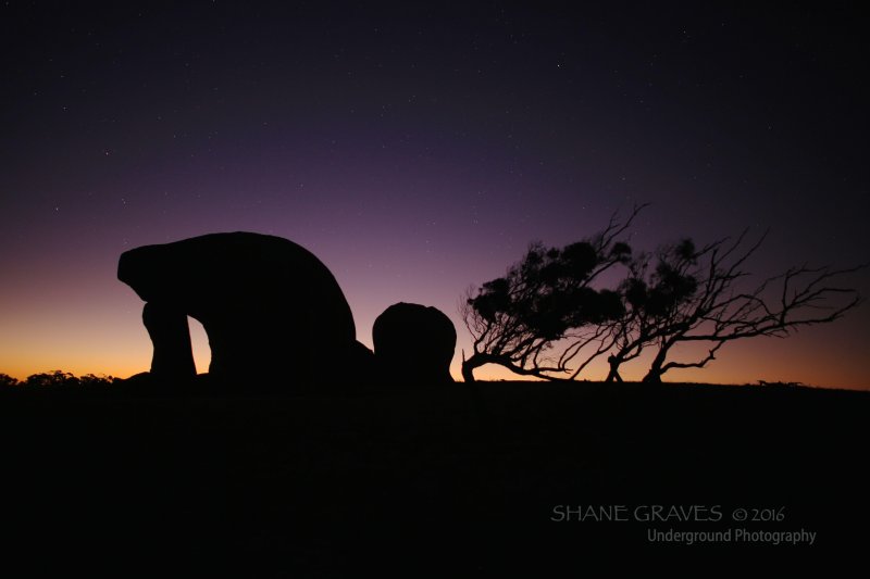 Murphys Haystacks, inselberg rock formations