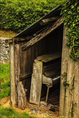 17. Piano in Shed