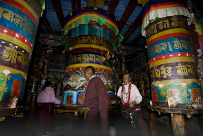 23. Tibetan Prayer Wheels
