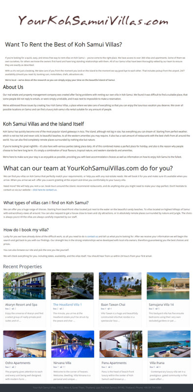 Yourkohsamuivillas Infographics