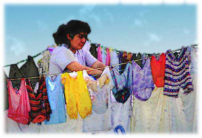 Laundry Day in Cozumel 