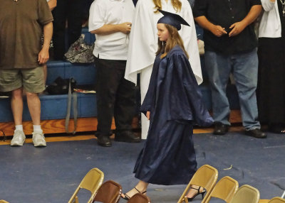 GRADUATION  -  GRANDDAUGHTER MIRI  -  ISO 3200  -  TAKEN, HAND-HELD, WITH A MANUAL FOCUS TAMRON SP 90mm f/2.5 LEGACY LENS