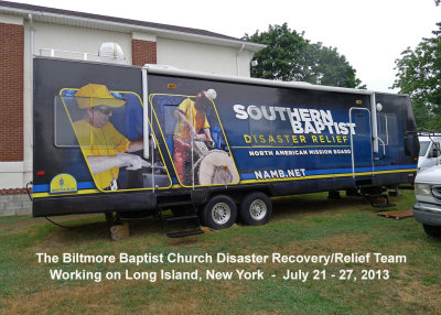 SUPER STORM SANDY DISASTER RECOVERY/RELIEF WORK ON LONG ISLAND, NEW YORK