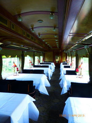 one of the restaurants cars