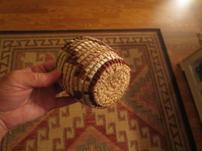 Still need to get the bear grass wider and the cedar root thinner.