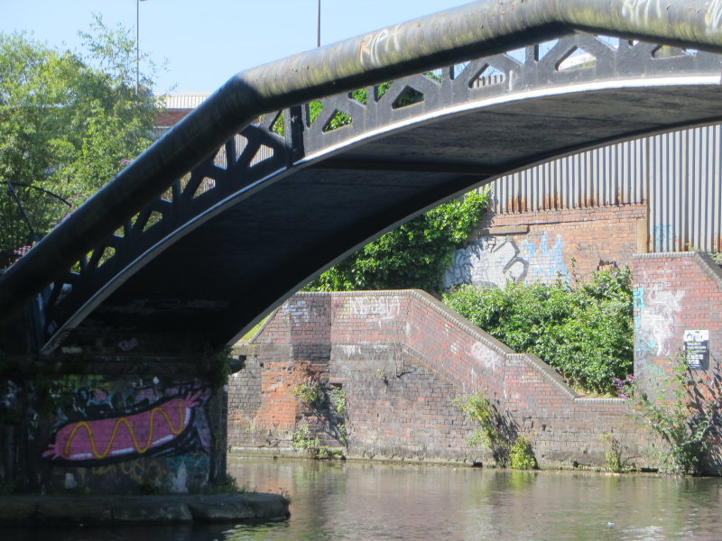along the canals