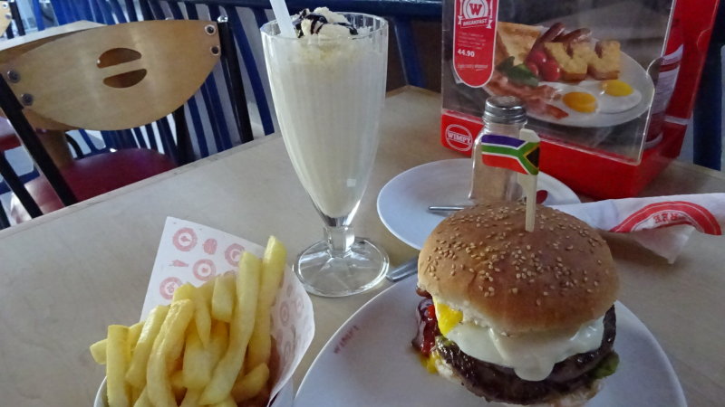 Wimpy at the Railway Station