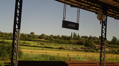 Aragon from the train